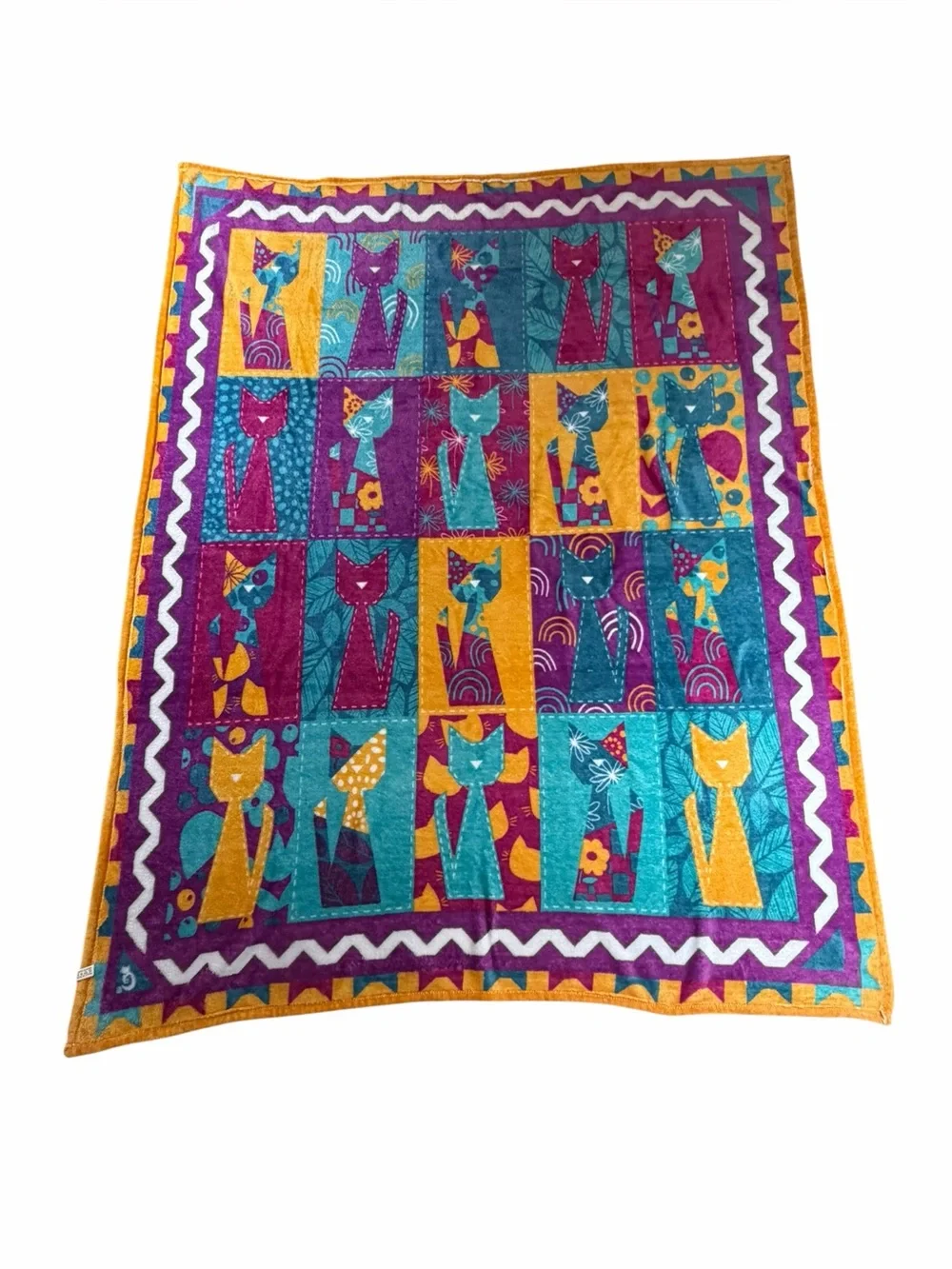 Cat Lady Box QUILTY CATS Blanket